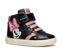 Geox B Gisli Girl, Scarpe da Ginnastica Bimba 0-24, Black Old Rose, 23 EU