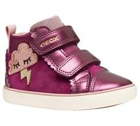Geox B Gisli Girl, Scarpe da Ginnastica Bimba 0-24, Viola Scuro, 21 EU