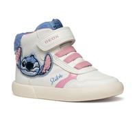 Geox B Gisli Girl, Scarpe da Ginnastica Bimba 0-24, White Sky, 23 EU