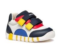 Geox B IUPIDOO BOY C - Scarpe da ginnastica Bambino, White/Navy,
