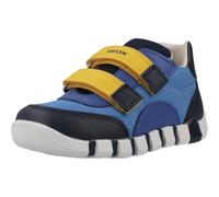 Geox B IUPIDOO Boy C Sneaker, Azure/Navy, 26 EU