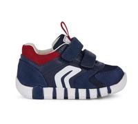 Geox B Iupidoo Boy D, Scarpe da Ginnastica Bimbo 0-24, Navy Dk Red, 21 EU
