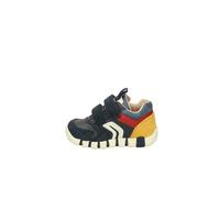 Geox B IUPIDOO Boy First Walker Shoe, Navy/Dk Red, 21 EU, Navy Dk Red, 21 EU