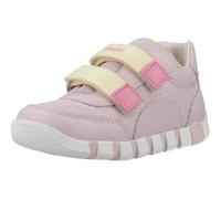 Geox B Lupidoo Girl A, Scarpe Primi Passi Bimba 0-24, Pink Lt Yellow 58A, 24 EU