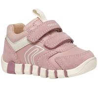 Geox B IUPIDOO Girl C, Scarpe da Ginnastica Bimba 0-24, Rosa, 18 EU