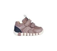 Geox B Iupidoo Girl C, Scarpe da Ginnastica Bimba 0-24, Rose Smoke Navy, 18 EU