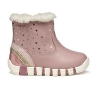 Geox B Iupidoo Girl, First Walker Shoe Bimba 0-24, Antique Rose Platinu, 19 EU
