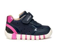 Geox B Iupidoo Girl, First Walker Shoe Bimba 0-24, Navy Fuchsia, 21 EU
