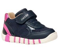 Geox B Iupidoo Girl, First Walker Shoe Bimba 0-24, Navy Fuchsia, 23 EU