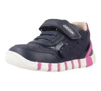 Geox B Iupidoo Girl, First Walker Shoe Bimba 0-24, Navy Fuchsia, 24 EU