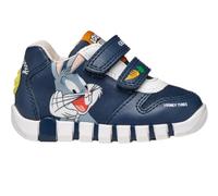 Geox B Iupidoo, Sneaker Primi Passi con Strappo da Bambini (Lt Navy, Sistema Taglie Calzature EU, Bimbo (0-5 Anni), Numero, Media, 19)