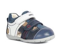 Geox B Kaytan A, Primi Passi Bimbo 0-24, Blu/Bianco (Dk Blue/White), 23 EU