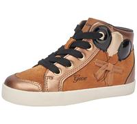 Geox B Kilwi Girl B, Scarpe da Ginnastica Bambina, Whisky Black, 23 EU