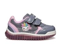 Geox B Lightyloo Girl, Scarpe da Ginnastica Bimba 0-24, Grigio, 23 EU