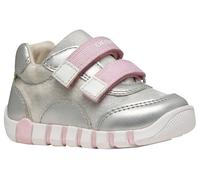 Geox B Lupidoo Girl A, Scarpe Primi Passi Bambine e Ragazze, Silver Pink, 25 EU