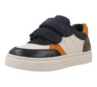 Geox B Nashik Boy, Scarpe da Ginnastica, Lt Avorio Navy, 25 EU