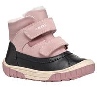 Geox B Omar Girl WPF C, Stivaletto Bimba 0-24, Black/Rose, 23 EU