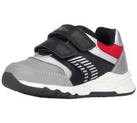 Geox B Pyrip Boy A, Scarpe da Ginnastica Bimbo 0-24, Multicolore (Grey Red), 20 EU