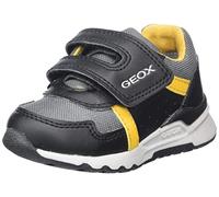 Geox B Pyrip Boy B, Sneakers Bambini e ragazzi, Nero/Giallo (Black/Dk Yellow), 26 EU