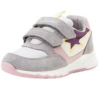 Geox B Pyrip Girl B, Scarpe da Ginnastica Bimba 0-24, Lt Grey Pink, 22 EU