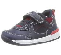 Geox B Rishon Boy A, Scarpe da ginnastica Bimbo 0-24, Blu Rosso Navy Red C0735, 23 EU