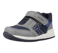 Geox B Rishon Boy A, Scarpe da Ginnastica Bimbo 0-24, Grigio, 22 EU