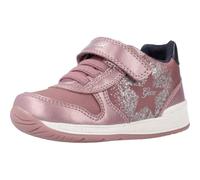 Geox B Rishon Girl A, Scarpe Primi Passi Bimba 0-24, Dk Pink Navy, 24 EU