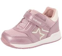 Geox B Rishon Girl A, Scarpe Primi Passi Bimba 0-24, Dk Pink off White, 23 EU