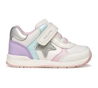 Geox B Rishon Girl A, Scarpe Primi Passi Bimba 0-24, off White Lilac, 20 EU