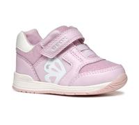 Geox B Rishon Girl A, Scarpe Primi Passi Bimba 0-24, Pink Off White, 19 EU