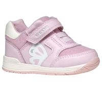 Geox B RISHON Girl A, Scarpe da Ginnastica Bimba 0-24, Pink/off White, 19 EU