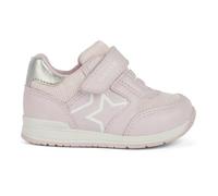 Geox B Rishon Girl A, Scarpe Primi Passi Bimba 0-24, Pink Silver, 21 EU