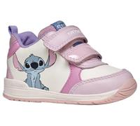 Geox B Rishon Girl A, Scarpe Primi Passi Bimba 0-24, White Pink, 25 EU