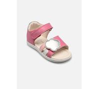 Geox B Sandal Alul Girl Bimba 0-24, Dk Rosa Argento, 22 EU
