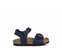 Geox B Sandal Chalki Boy, Sandali Bambini e ragazzi, Blu/Rosso (Navy/Dk Red), 21 EU