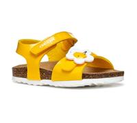 Geox B Sandal CHALKI Girl, Bimba 0-24, Yellow, 22 EU