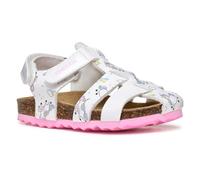 Geox B SANDAL CHALKI GIRL - Sandalo Bambina, White,