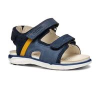 Geox B Sandal Delhi Boy Bimbo 0-24, Dk Navy/Dk Yellow, 20 EU