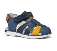Geox B Sandal Delhi Boy Bimbo 0-24, Dk Navy/Dk Yellow, 20 EU