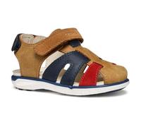 Geox B Sandal Delhi Boy Bimbo 0-24, Whisky/Red, 21 EU