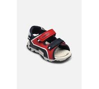 Geox B Sandal Flaffee Boy, Bimbo 0-24, Rosso/Blu Scuro, 22 EU