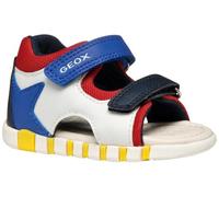 Geox B Sandal IUPIDOO Boy, Bimbo 0-24, White/Royal, 23 EU