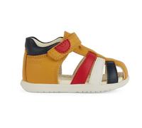 Geox B Sandal Macchia Boy, Bimbo 0-24, Ochreyellow Multicol, 24 EU