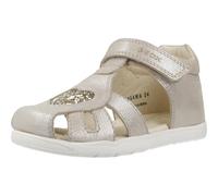Geox B Sandal Macchia Gir, Sandali Bambine e Ragazze, Beige Platinum MAE, 26 EU