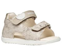 Geox B Sandal Macchia Gir, Bimba 0-24, Beige/Lt Gold, 23 EU