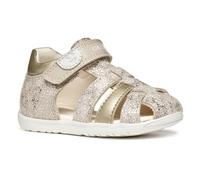 Geox B Sandal Macchia Gir, Sandali Bimba 0-24, Beige Lt Gold WB0, 18 EU