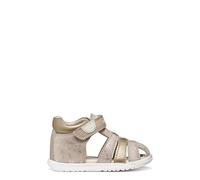 Geox B Sandal Macchia Gir, Sandali Bimba 0-24, Beige Platinum WB0, 22 EU