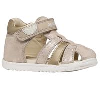 Geox B Sandal Macchia Gir, Sandali Bimba 0-24, Beige Platinum WB0, 23 EU