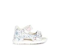 Geox B Sandal Macchia Gir, Sandali Bimba 0-24, Off White, 20 EU