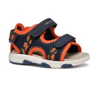 Geox B Sandal Multy Boy, Navy/Orange, 27 EU